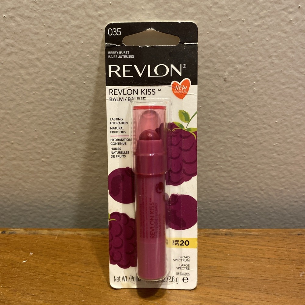 Revlon‎ Kiss 035 Berry Burst Lip Balm NEW!